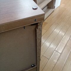 ★リユースのサカイつくば店★TK7298  テレフォンラック ブラウン H80×D29×W60 クリーニング済みの画像