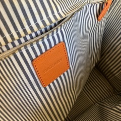 A2511-243 SAZABY カゴバックトート オレンジ キズ汚れ有りの画像