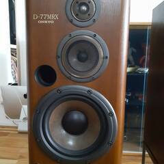 【引取限定】ONKYO D-77MRX 完動品 特注スピーカー台付の画像
