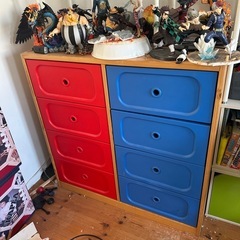 IKEA製キッズ部屋用タンス&クローゼットセット(2点セット)の画像