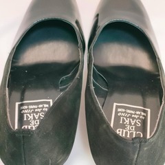 新品・未使用★CLUB DE SAKI　24cm　ブラック　パンプス　ハイヒールの画像