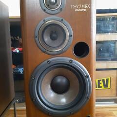 【引取限定】ONKYO D-77MRX 完動品 特注スピーカー台付の画像
