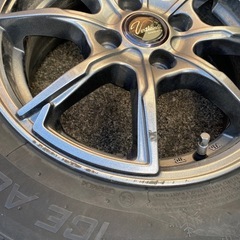 スタッドレスアルミセット　14インチ　ナンカン　21年製　3シーズン使用　の画像