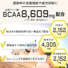 BCAA 筋トレ エナジードリンク味の画像