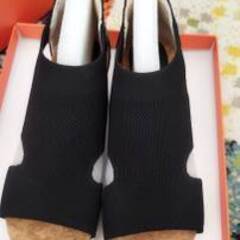 Adrienne Vittadini ウェッジサンダル, 24 / 24.5 cm? (USA 7.5) / wedge sandals (US size 7.5)の画像