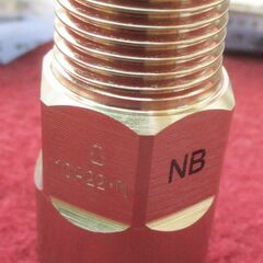 ☆　日立金属 HITACHI プッシュインパクト継手接続要領10A22・N NB 都市ガス用◆6個セット・ひょうたん印の画像