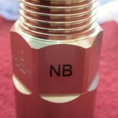 ☆　日立金属 HITACHI プッシュインパクト継手接続要領10A22・N NB 都市ガス用◆6個セット・ひょうたん印の画像