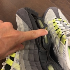 (ジャンク)NIKE エアマックス95 イエローグラデの画像