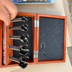 ステンレス用六角軸ドリルセットと木工用穴開け
の画像