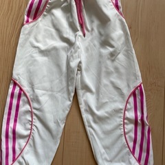 ピンクタイダイ風フード付き上下セット120の画像