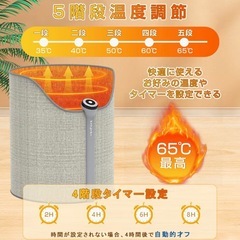 定価5万円→未使用ヒーター！デスク下に最適の画像