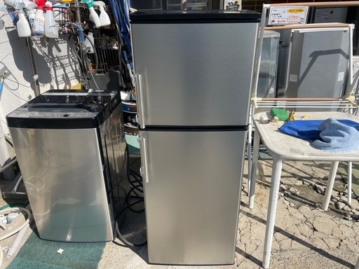 【リサイクルサービス八光】2020年製 株式会社アズマ　2ドア冷蔵庫　136L　MR-ST136A