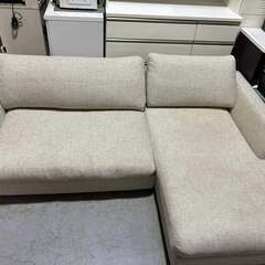 RELAX FORM 布製 カバーリングカウチソファ、幅220cm Used/キレイの画像