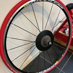 ミノウラ固定ローラ(LR341)とホイールセットの画像