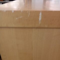 ★リユースのサカイつくば店★TK7301  キャスター付オープンシェルフ ナチュラル H131×D40×W122 クリーニング済みの画像