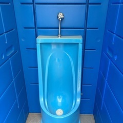 仮設トイレ　小便器　中古清掃済み　扉なしの画像