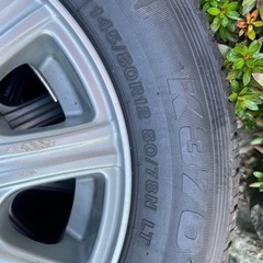 軽自動車バン用　145/80/12 4本セット　ブリヂストンの画像