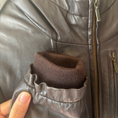 　　　レディース　革ジャン(茶)の画像