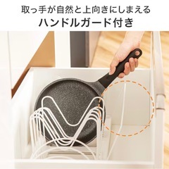 伸縮ザル・ボウル・フライパンスタンド 伸縮幅46-86cmの画像