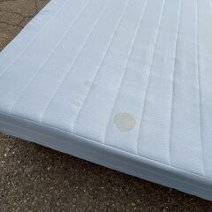 【ジモティ限定特価】 脚付 マットレス ダブルサイズ ダブルベッド ベッド 寝具 A0844Gの画像