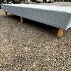 【ジモティ限定特価】 脚付 マットレス ダブルサイズ ダブルベッド ベッド 寝具 A0844Gの画像