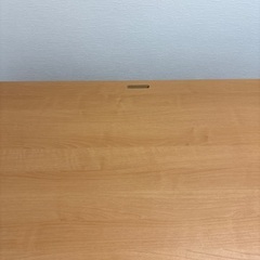 【美品】国産ワークデスク ナチュラル 幅150cmの画像