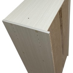 連結できるNカラボ 扉付き 3段(ホワイトウォッシュ)の画像