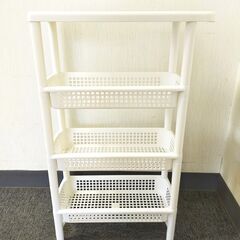 △ キッチンワゴン  キッチン収納 収納ワゴン メーカー等の情報の記載無し 現状渡しの画像