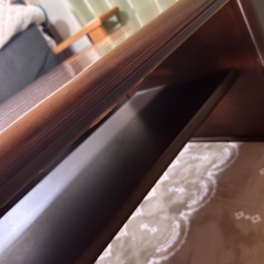 木製ローテーブル　の画像