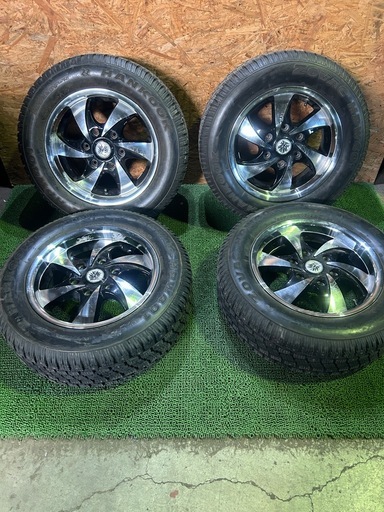ハンコック スパイク 225/60R16 2年 10mm アルミ付き 16×6½ 6×139.7 IN38
