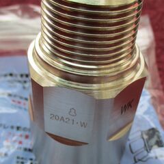 ☆　日立金属 HITACHI プッシュインパクト継手接続要領20A21・W WK 都市ガス用◆2個セット・ひょうたん印の画像