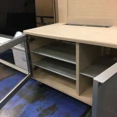 ★リユースのサカイ横浜南店★YM1619 ビクター テレビ台 ナチュラル W141×D50×H130 クリーニング済みの画像