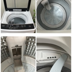 R527 ☀️ AQUA 洗濯機（洗濯5.0㎏) 21年製 AQW-G50JJ ⭐ 動作確認済 ⭐ クリーニング済の画像