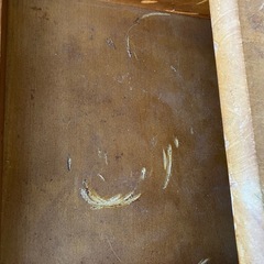 木製ワゴンテーブルの画像