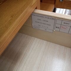 ★リユースのサカイつくば店★TK7303 クロシオ テレビ台 ナチュラル H40×D41×W80 クリーニング済みの画像