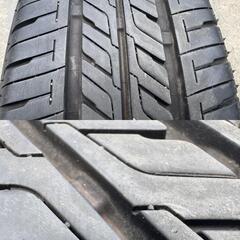 タ4 フレアカスタム MM42S 純正15インチ 165/55R15 2024年 バリ山 ガリキズ無し スペーシアMK42S まぁまぁキレイの画像