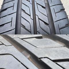 タ4 フレアカスタム MM42S 純正15インチ 165/55R15 2024年 バリ山 ガリキズ無し スペーシアMK42S まぁまぁキレイの画像