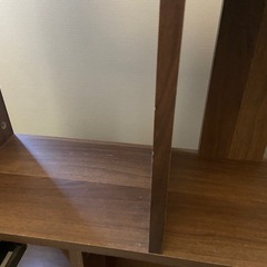 木目調　棚　インテリアの画像