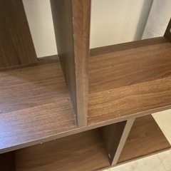 木目調　棚　インテリアの画像