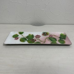 ●■★七宝焼き絵皿 花柄【未使用品】の画像
