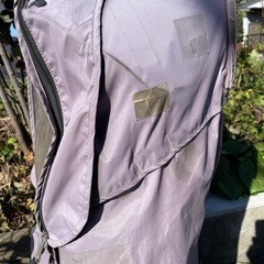 bikke用　リヤチャイルドシート(ブルー グレー) シートクッション付き 純正レインカバー 子乗せ自転車 の画像