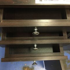 ★リユースのサカイ横浜南店★YM1622  デスク ダークブラウン W90.5×D48×H81 クリーニング済みの画像