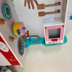 おままごと　木製キッチン✴︎使用感ありの画像