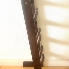 スリッパラック　ブラウンの画像