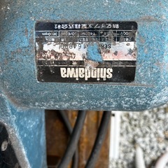 100vミニ溶接機、ダイワ高速切断機の画像