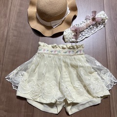 80cm女の子用子ども服の画像