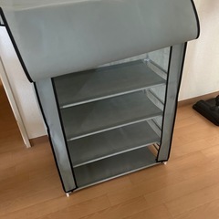 シューズラック　組み立て式　5段の画像