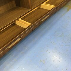 ★リユースのサカイ横浜南店★YM1624  本棚 ダークブラウン W150×D32×H130 クリーニング済みの画像