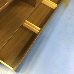 ★リユースのサカイ横浜南店★YM1624  本棚 ダークブラウン W150×D32×H130 クリーニング済みの画像