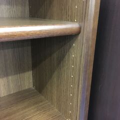 ★リユースのサカイ横浜南店★YM1624  本棚 ダークブラウン W150×D32×H130 クリーニング済みの画像